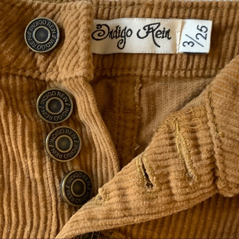 Indigo Ren Cotton Brown Corduroy Mini Skirt | 25 - Picture 2 of 8